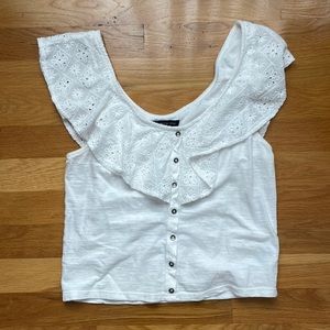 american eagle off the shoulder top